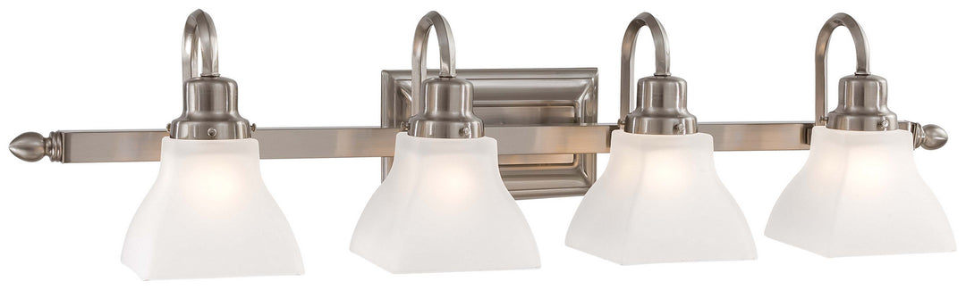 Minka-Lavery Mission Ridge 5584-84 Bath Vanity Light 34 in. wide - Brushed Nickel