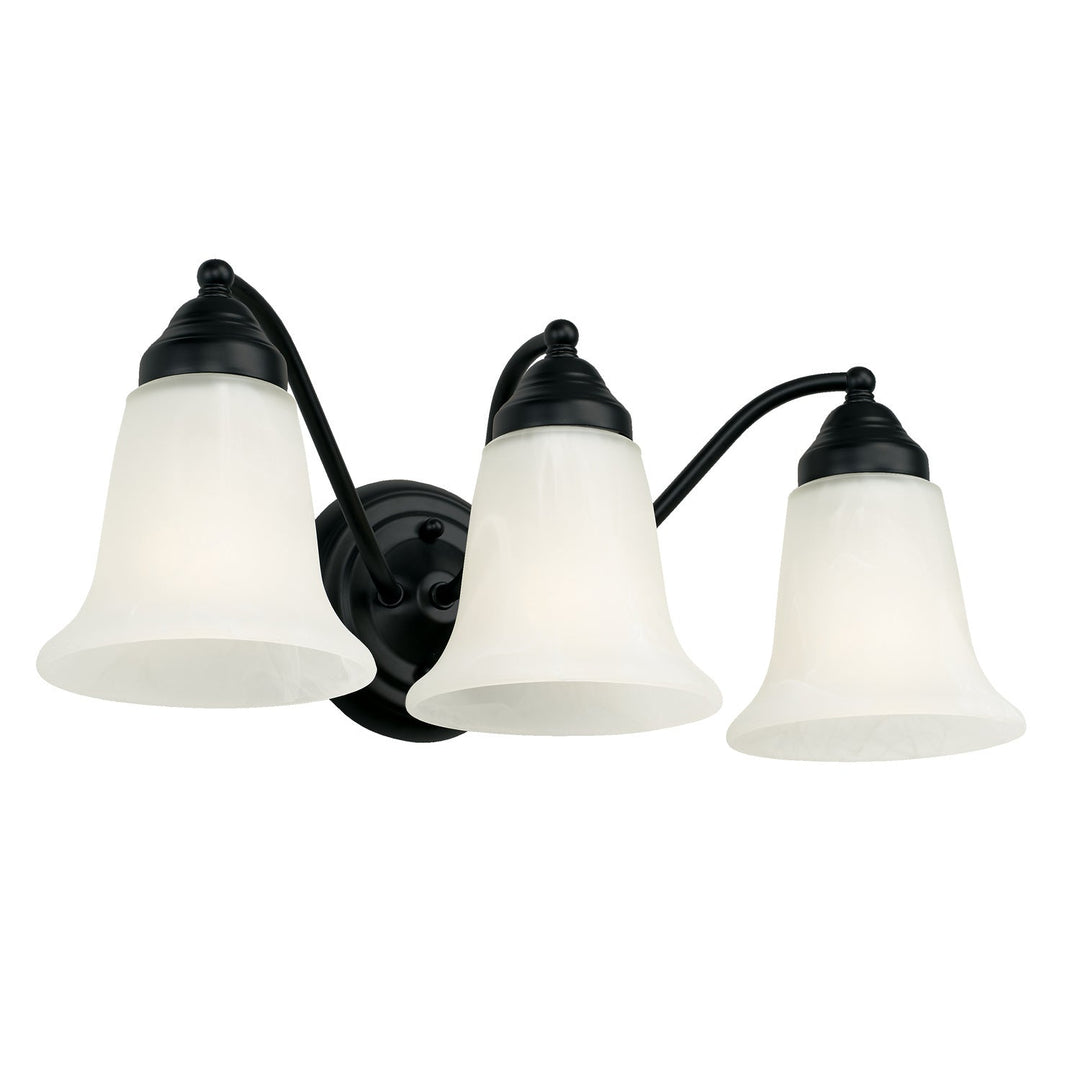 Capital Brady 1363MB-117 Bath Vanity Light 19 in. wide - Matte Black