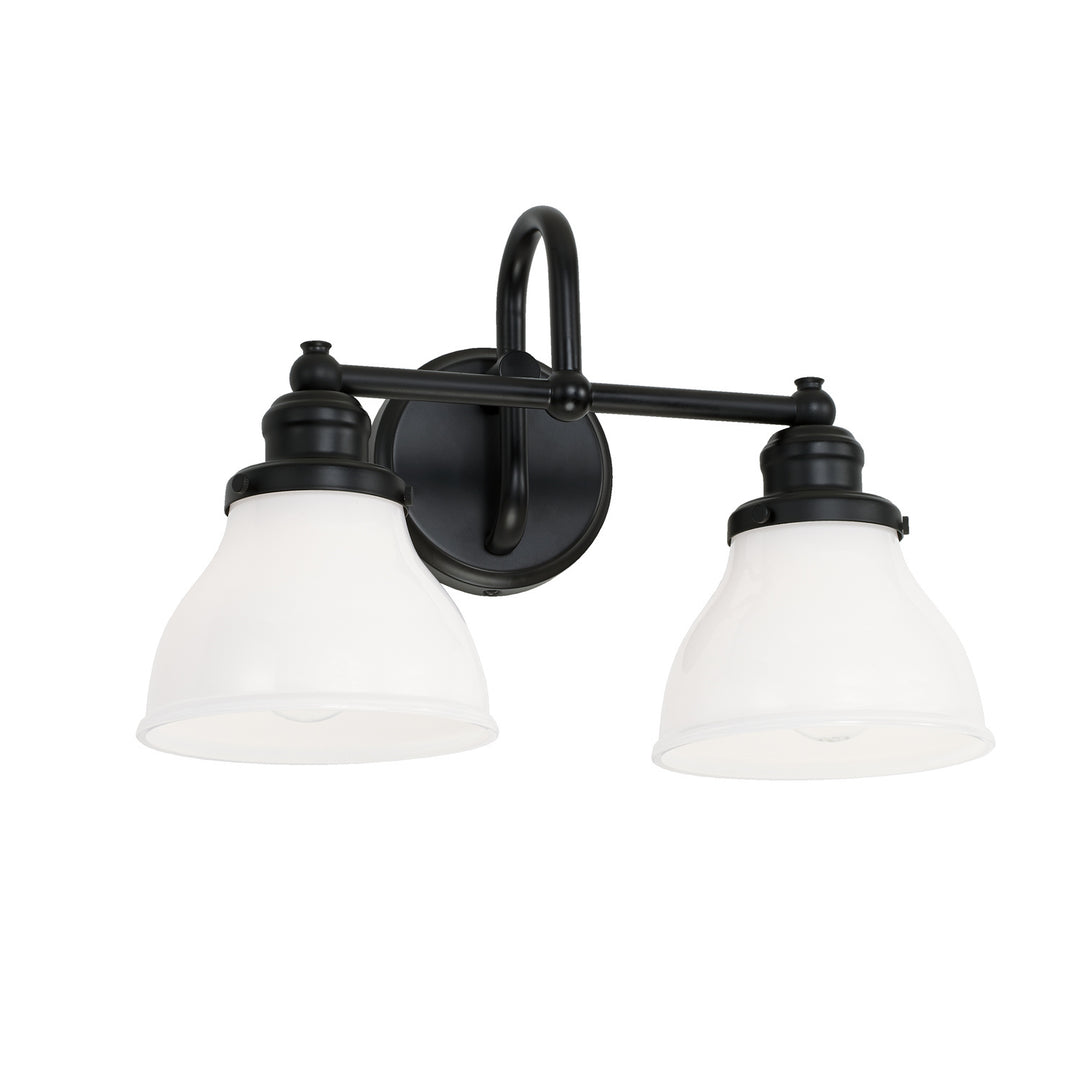 Capital Baxter 8302MB-128 Bath Vanity Light 17 in. wide - Matte Black