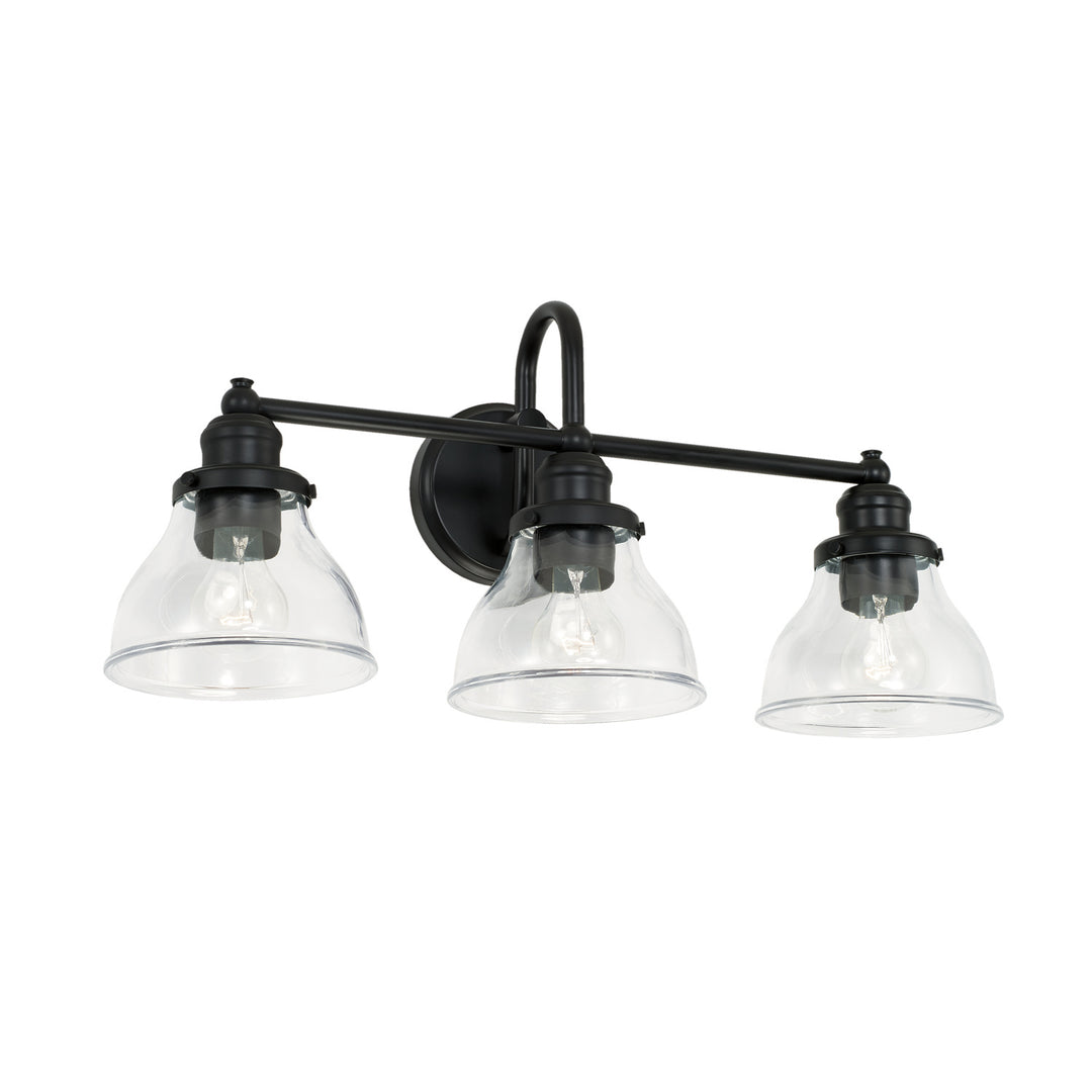 Capital Baxter 8303MB-461 Bath Vanity Light 25 in. wide - Matte Black