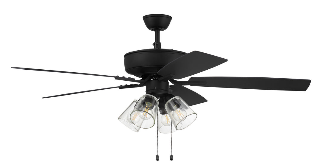 Craftmade Pro Plus 104 P104ESP5-52ESPWLN Ceiling Fan 52 - Espresso, Espresso/Walnut/