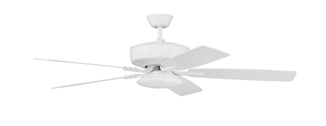 Craftmade Pro Plus 112 P112W5-52WWOK Ceiling Fan 52 - White, White/Washed Oak/