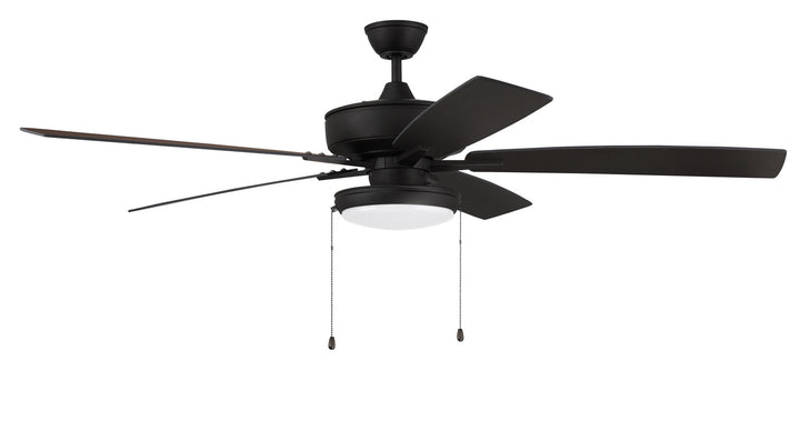 Craftmade Super Pro 119 S119ESP5-60ESPWLN Ceiling Fan 60 - Espresso, Espresso/Walnut/