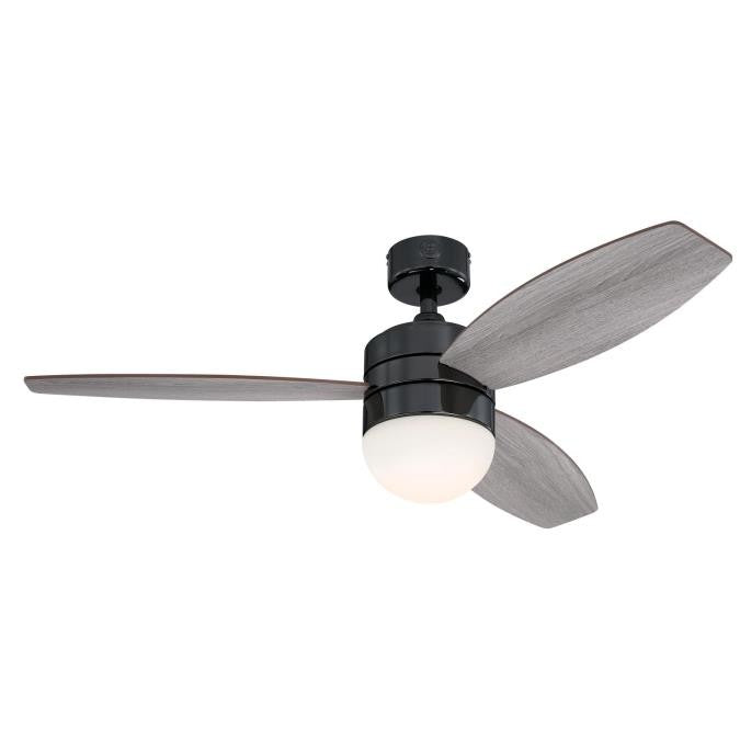 Westinghouse Drake 7305200 Ceiling Fan - Gun Metal, Weathered Oak / Walnut/