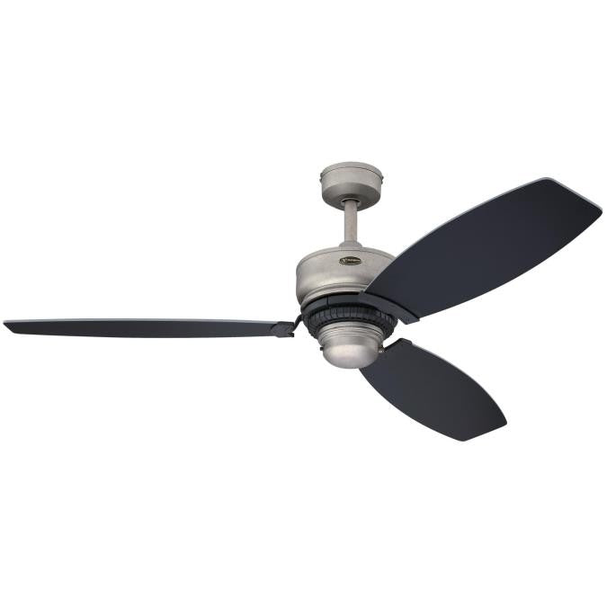 Westinghouse Thurlow 7305600 Ceiling Fan - Industrial Steel, Black / Pewter Ash/