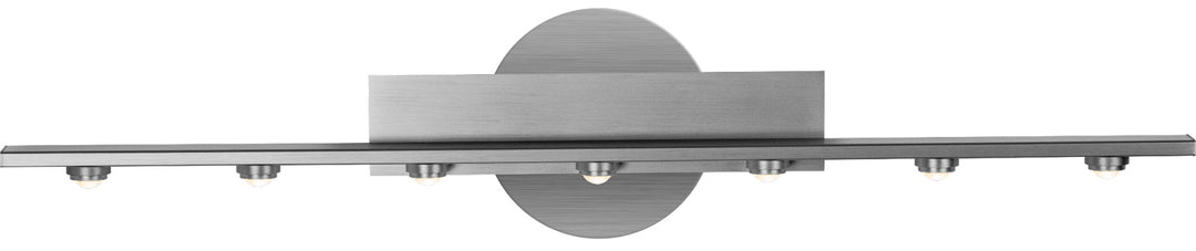 PageOne Leonardo PW030028-AL Bath Vanity Light 28 in. wide - Brushed Aluminum