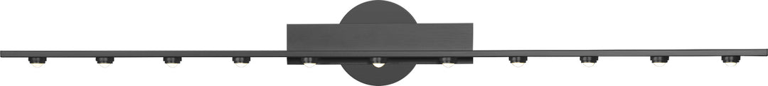 PageOne Leonardo PW030029-SDG Bath Vanity Light 44 in. wide - Satin Dark Gray