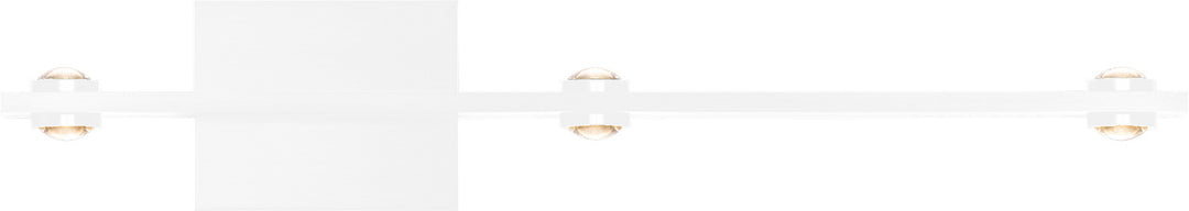 PageOne Aurora PW131320-MH Bath Vanity Light 27 in. wide - Matte White