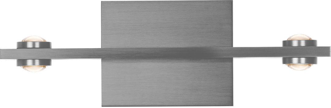 PageOne Aurora PW131321-AL Bath Vanity Light 15 in. wide - Brushed Aluminum