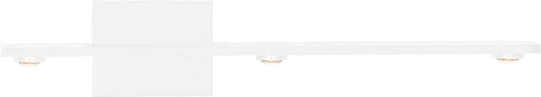 PageOne Aurora PW131326-MH Bath Vanity Light 27 in. wide - Matte White