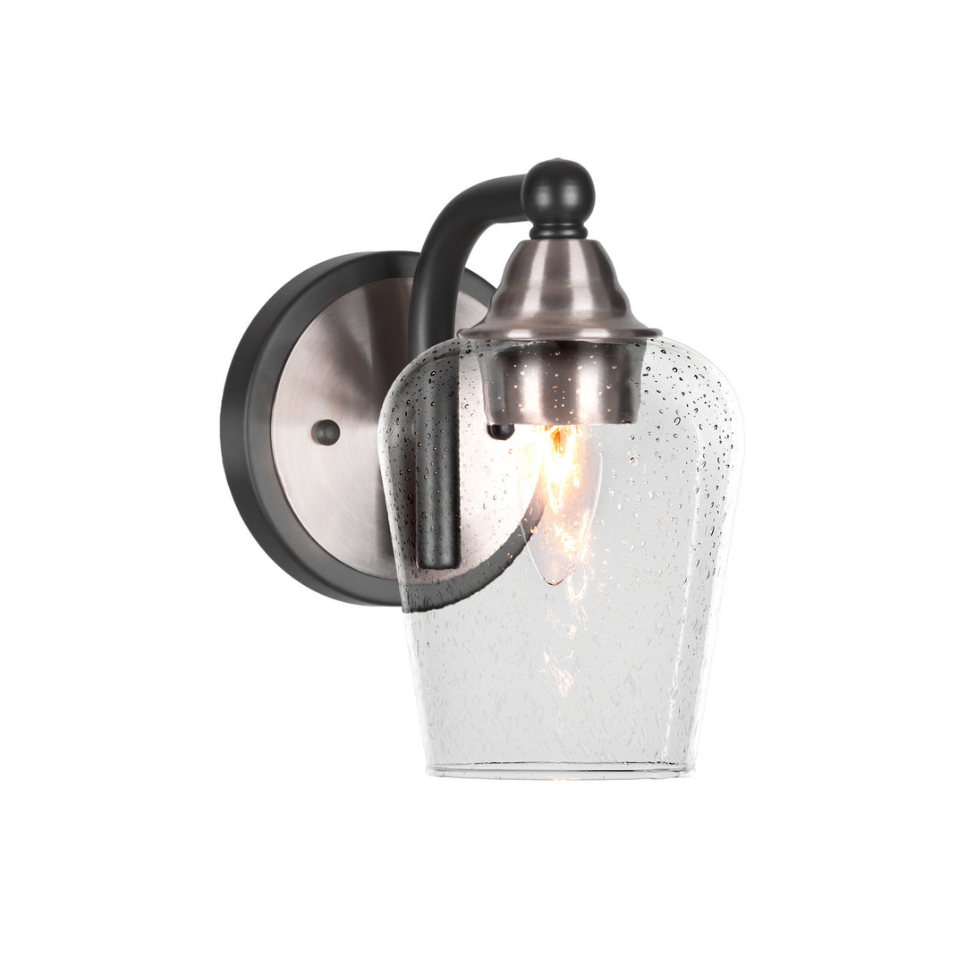 Toltec Paramount 3421-mbbn-210 Wall Sconce Light - Matte Black & Brushed Nickel