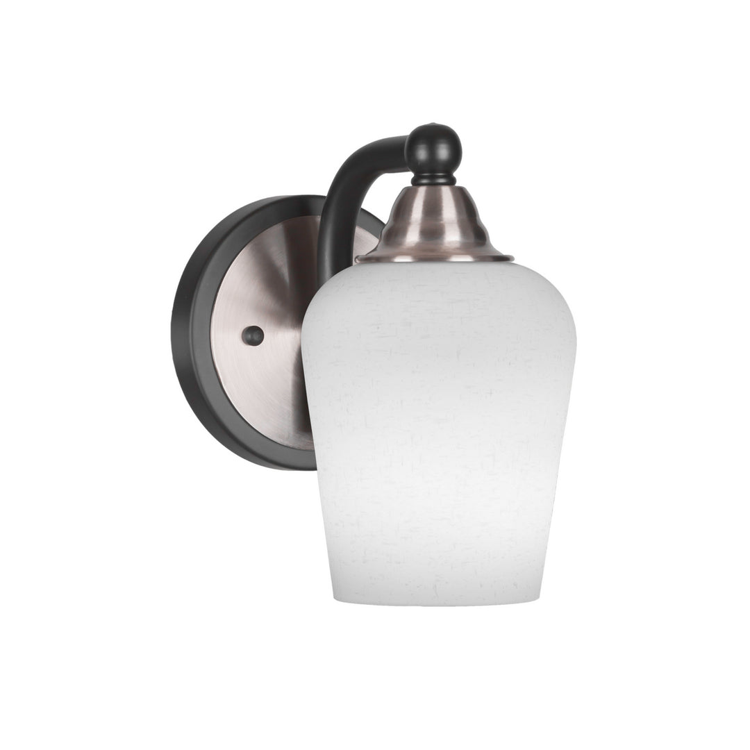 Toltec Paramount 3421-mbbn-211 Wall Sconce Light - Matte Black & Brushed Nickel