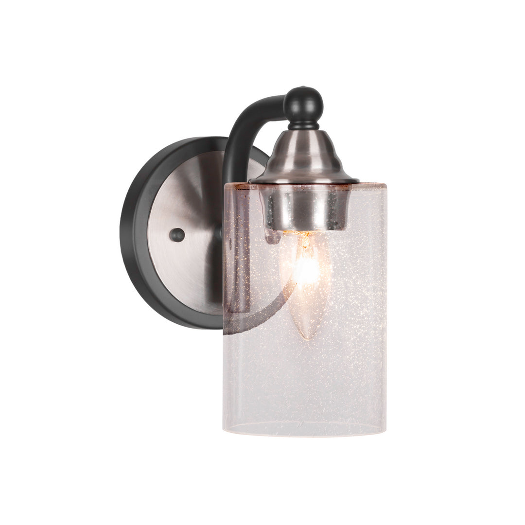 Toltec Paramount 3421-mbbn-300 Wall Sconce Light - Matte Black & Brushed Nickel
