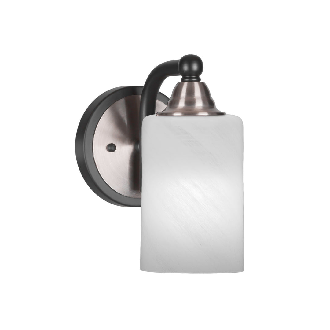 Toltec Paramount 3421-mbbn-3001 Wall Sconce Light - Matte Black & Brushed Nickel