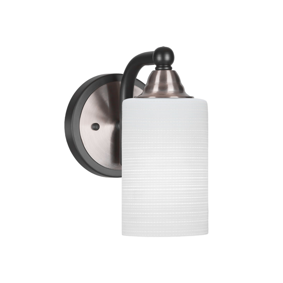 Toltec Paramount 3421-mbbn-4061 Wall Sconce Light - Matte Black & Brushed Nickel