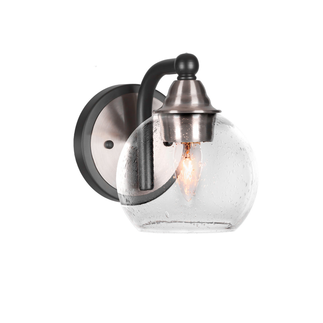 Toltec Paramount 3421-mbbn-4100 Wall Sconce Light - Matte Black & Brushed Nickel