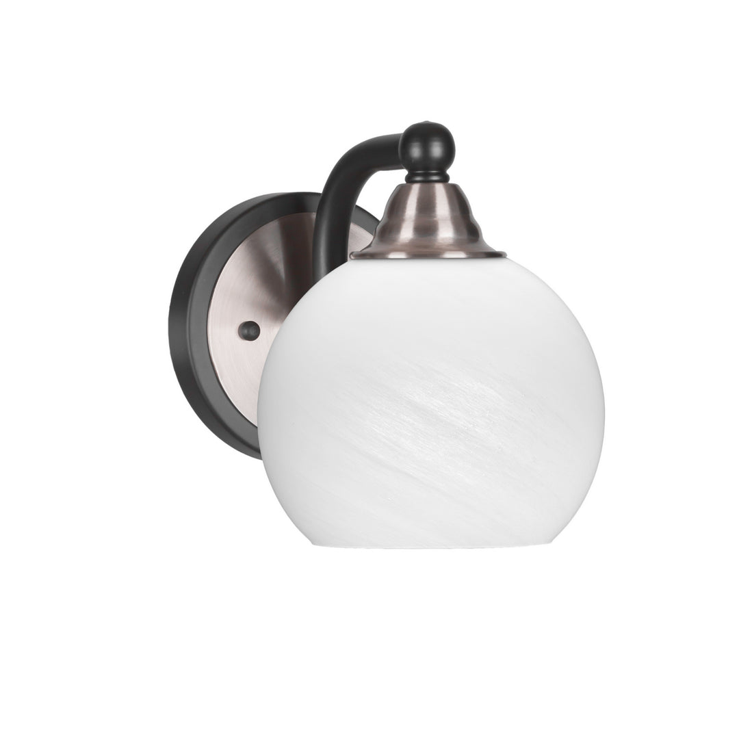 Toltec Paramount 3421-mbbn-4101 Wall Sconce Light - Matte Black & Brushed Nickel