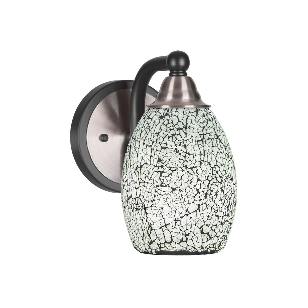 Toltec Paramount 3421-mbbn-4165 Wall Sconce Light - Matte Black & Brushed Nickel