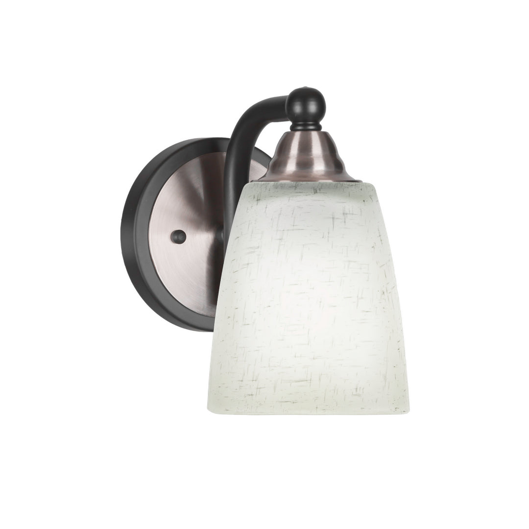 Toltec Paramount 3421-mbbn-460 Wall Sconce Light - Matte Black & Brushed Nickel