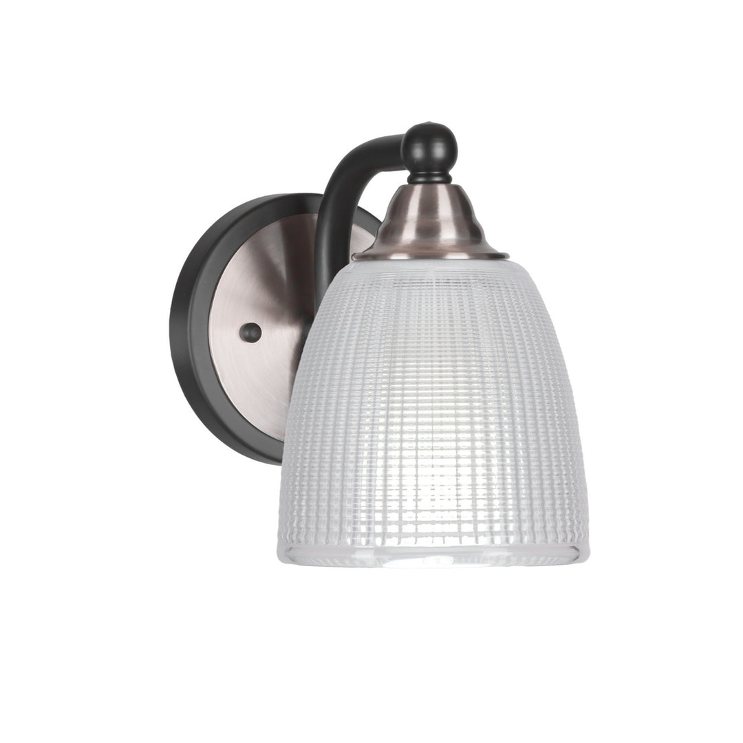 Toltec Paramount 3421-mbbn-500 Wall Sconce Light - Matte Black & Brushed Nickel