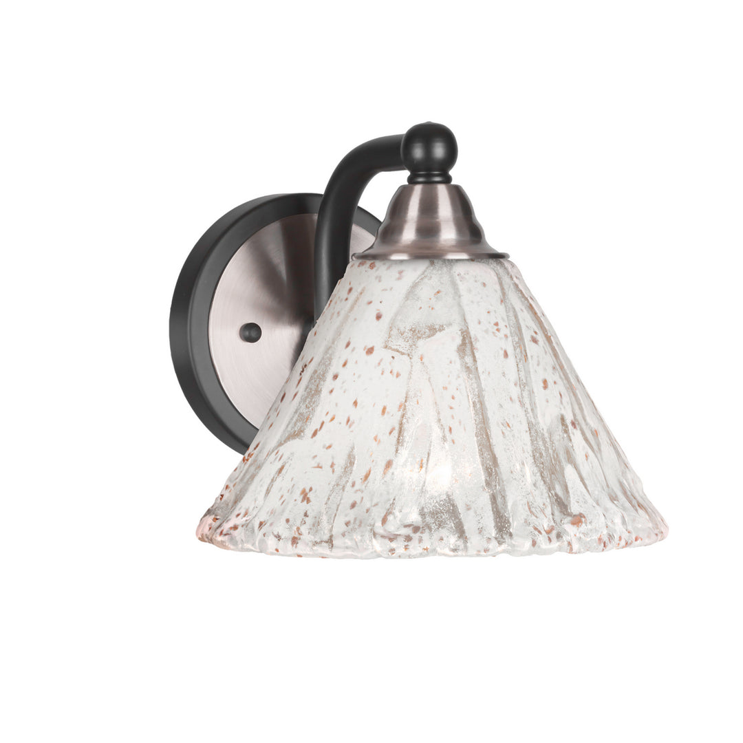 Toltec Paramount 3421-mbbn-7195 Wall Sconce Light - Matte Black & Brushed Nickel