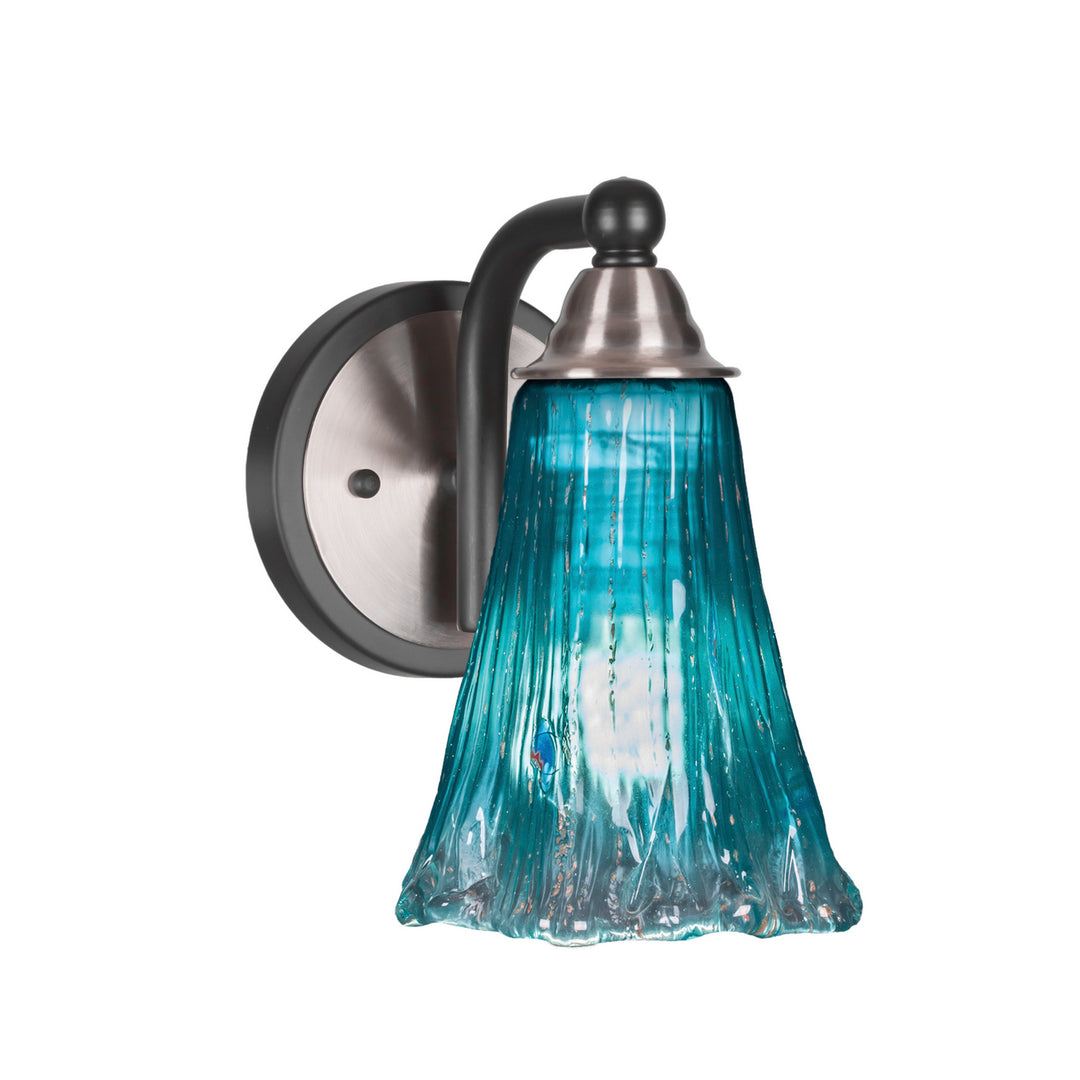 Toltec Paramount 3421-mbbn-725 Wall Sconce Light - Matte Black & Brushed Nickel