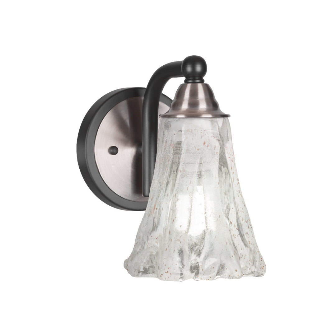 Toltec Paramount 3421-mbbn-729 Wall Sconce Light - Matte Black & Brushed Nickel