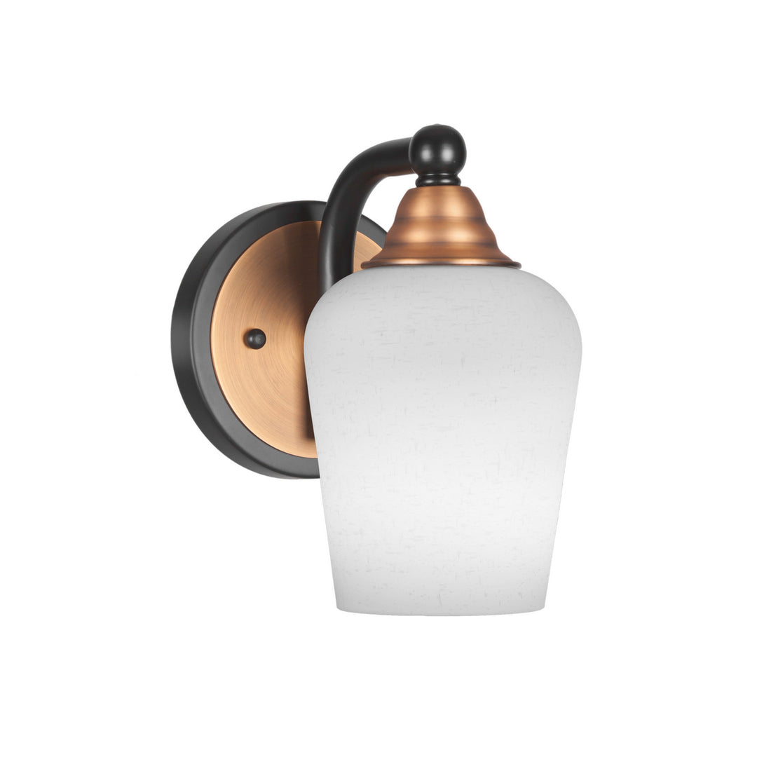 Toltec Paramount 3421-mbbr-211 Wall Sconce Light - Matte Black & Brass