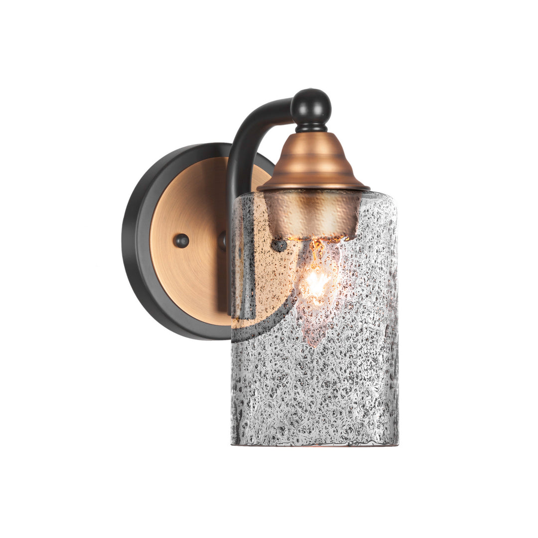 Toltec Paramount 3421-mbbr-3002 Wall Sconce Light - Matte Black & Brass