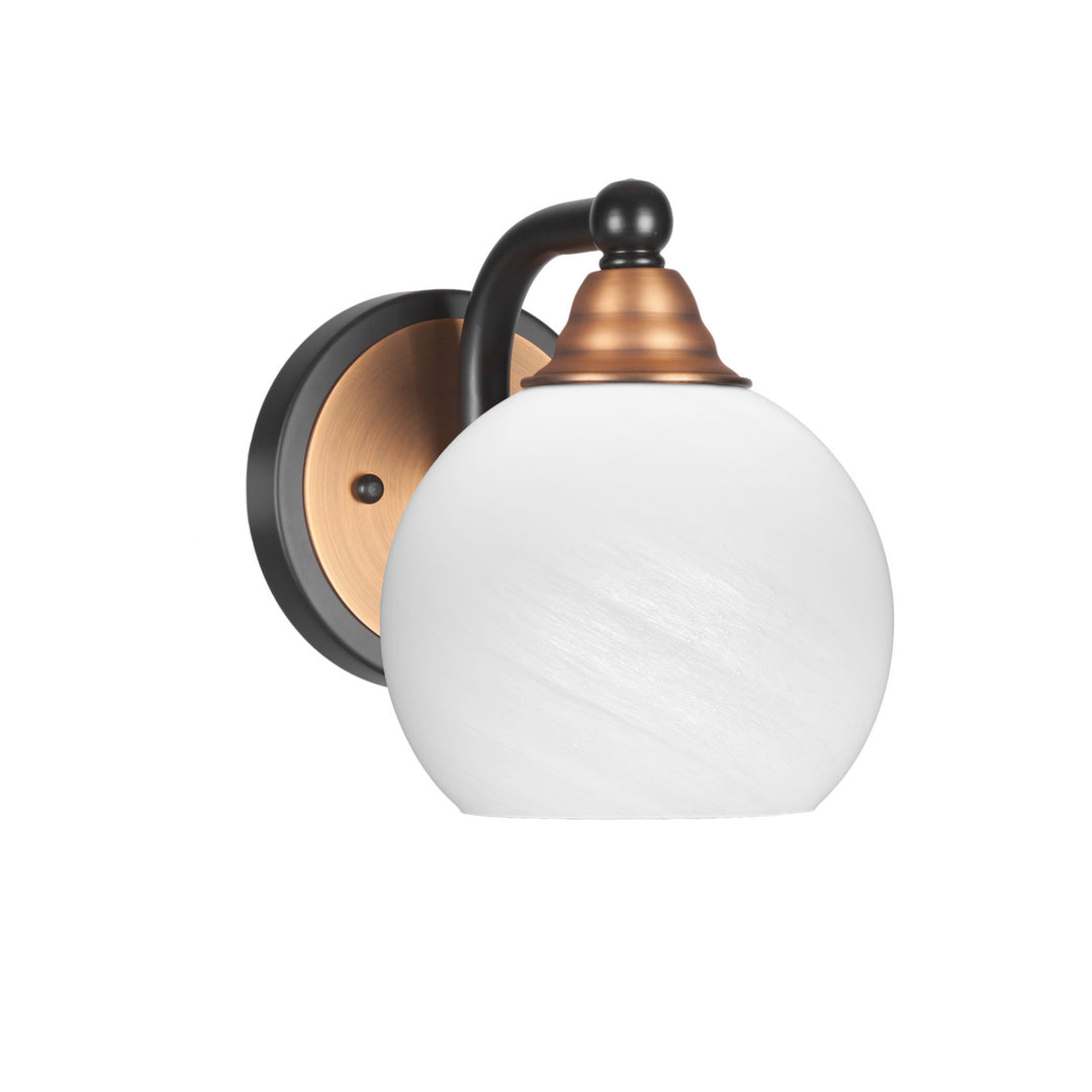Toltec Paramount 3421-mbbr-4101 Wall Sconce Light - Matte Black & Brass