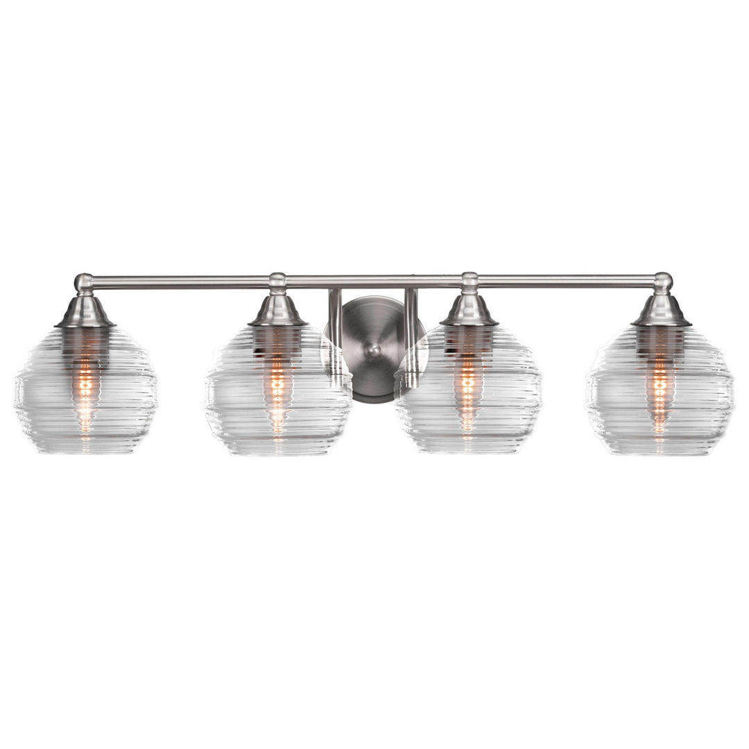 Toltec Paramount 3424-bn-5110 Bath Vanity Light 32 in. wide - Brushed Nickel