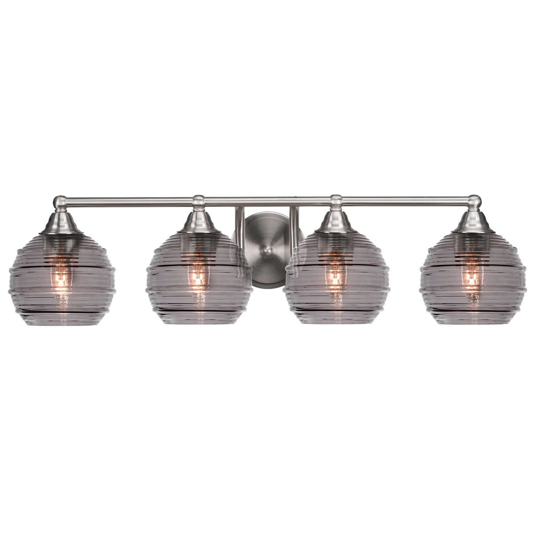 Toltec Paramount 3424-bn-5112 Bath Vanity Light 32 in. wide - Brushed Nickel