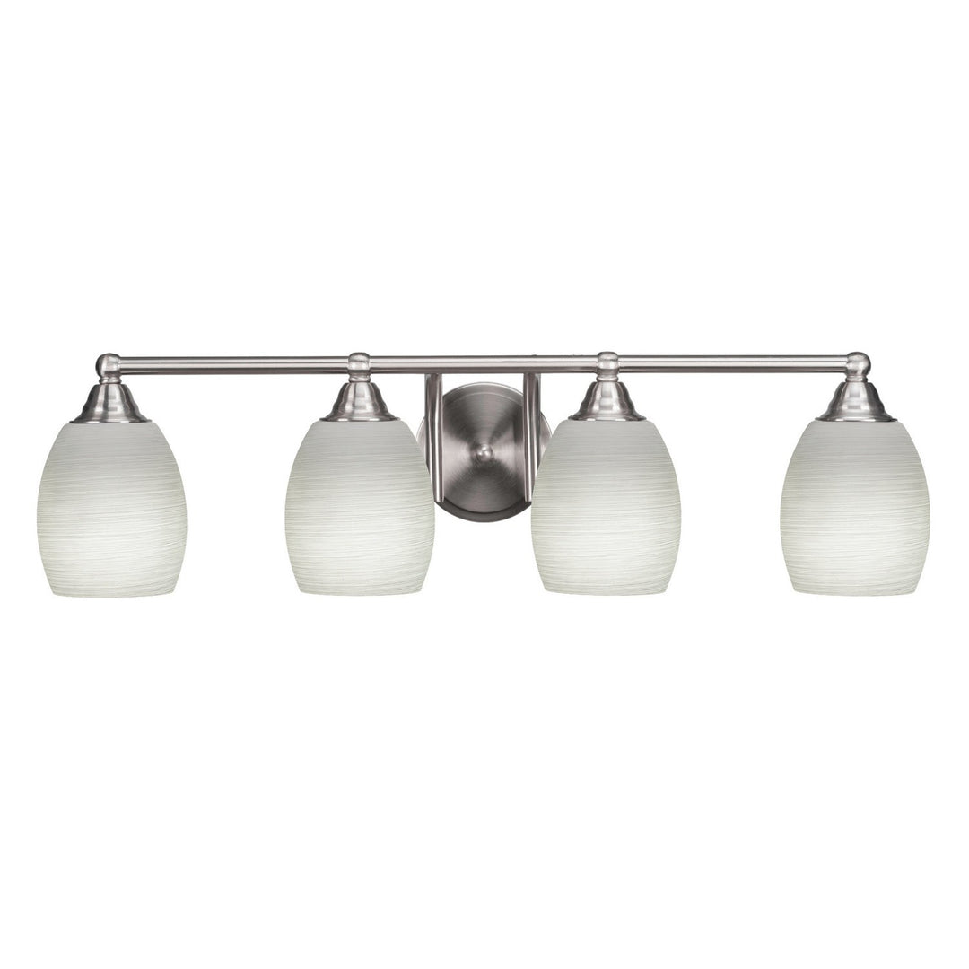 Toltec Paramount 3424-bn-615 Bath Vanity Light 31 in. wide - Brushed Nickel
