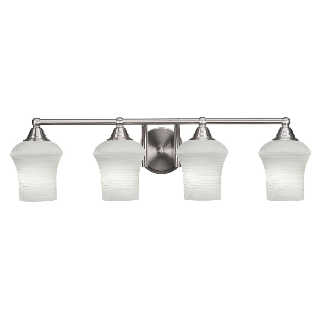 Toltec Paramount 3424-bn-681 Bath Vanity Light 31 in. wide - Brushed Nickel