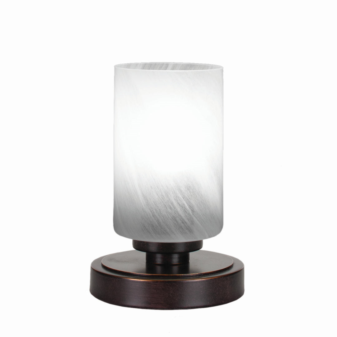 Toltec Lighting 51-DG-3001  Luna Lamp Dark Granite