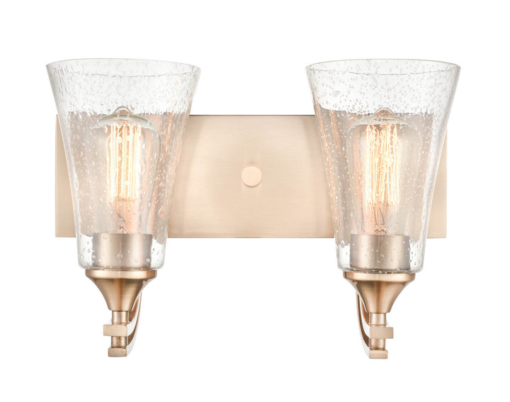 Millennium Natalie 1492-MG Bath Vanity Light 15 in. wide - Modern Gold