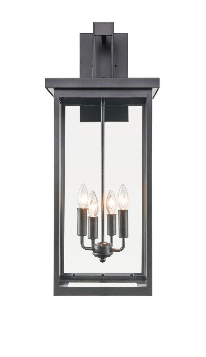 Millennium Lighting 2606-PBK Barkeley Four Light Outdoor Lantern Outdoor Black