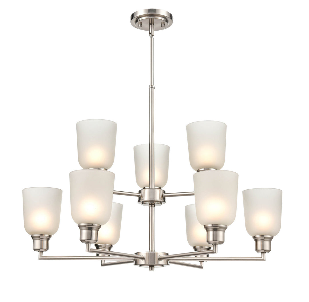 Millennium Amberle 2819-BN Chandelier Light - Brushed Nickel