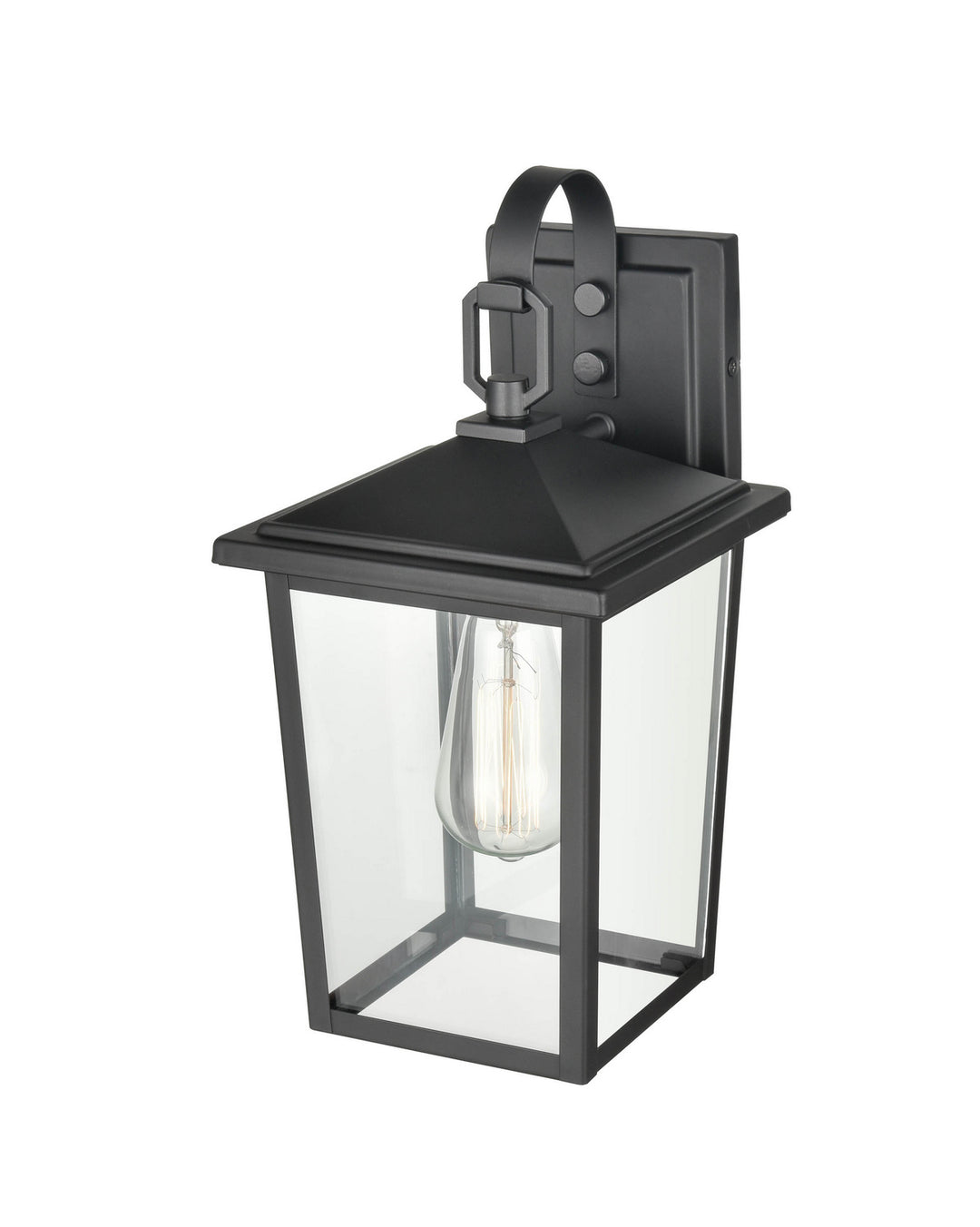 Millennium Lighting 2971-PBK Fetterton Two Light Outdoor Hanging Lantern Outdoor Black