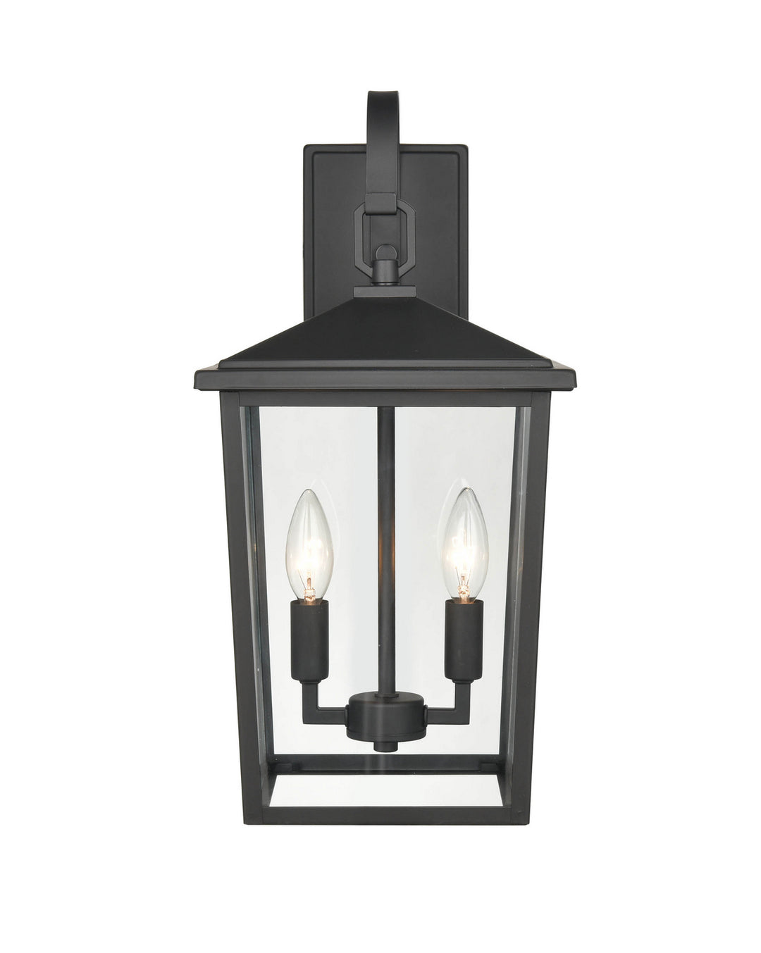 Millennium Lighting 2972-PBK Fetterton Two Light Outdoor Lantern Outdoor Black