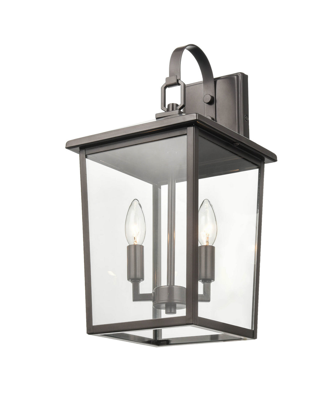 Millennium Lighting 2972-PBZ Fetterton Two Light Outdoor Hanging Lantern Outdoor Bronze / Dark