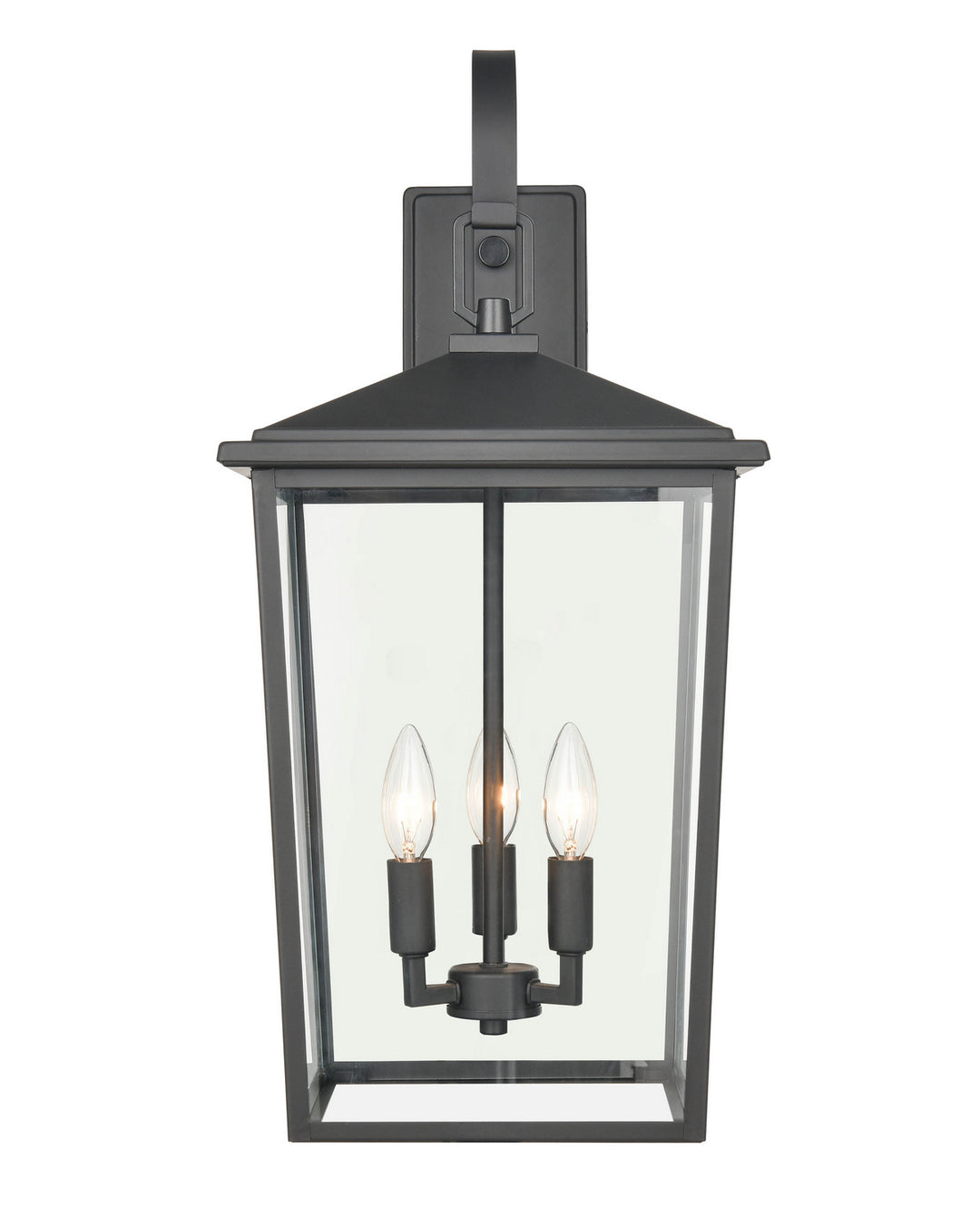 Millennium Lighting 2974-PBK Fetterton Three Light Outdoor Hanging Lantern Outdoor Black