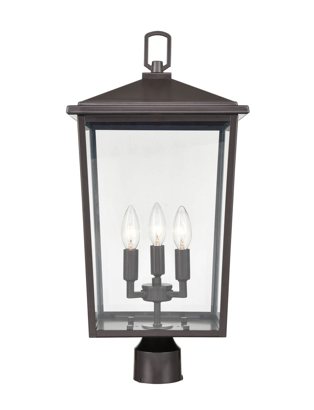 Millennium Lighting 2983-PBZ Fetterton Three Light Outdoor Post Lantern Outdoor Bronze / Dark