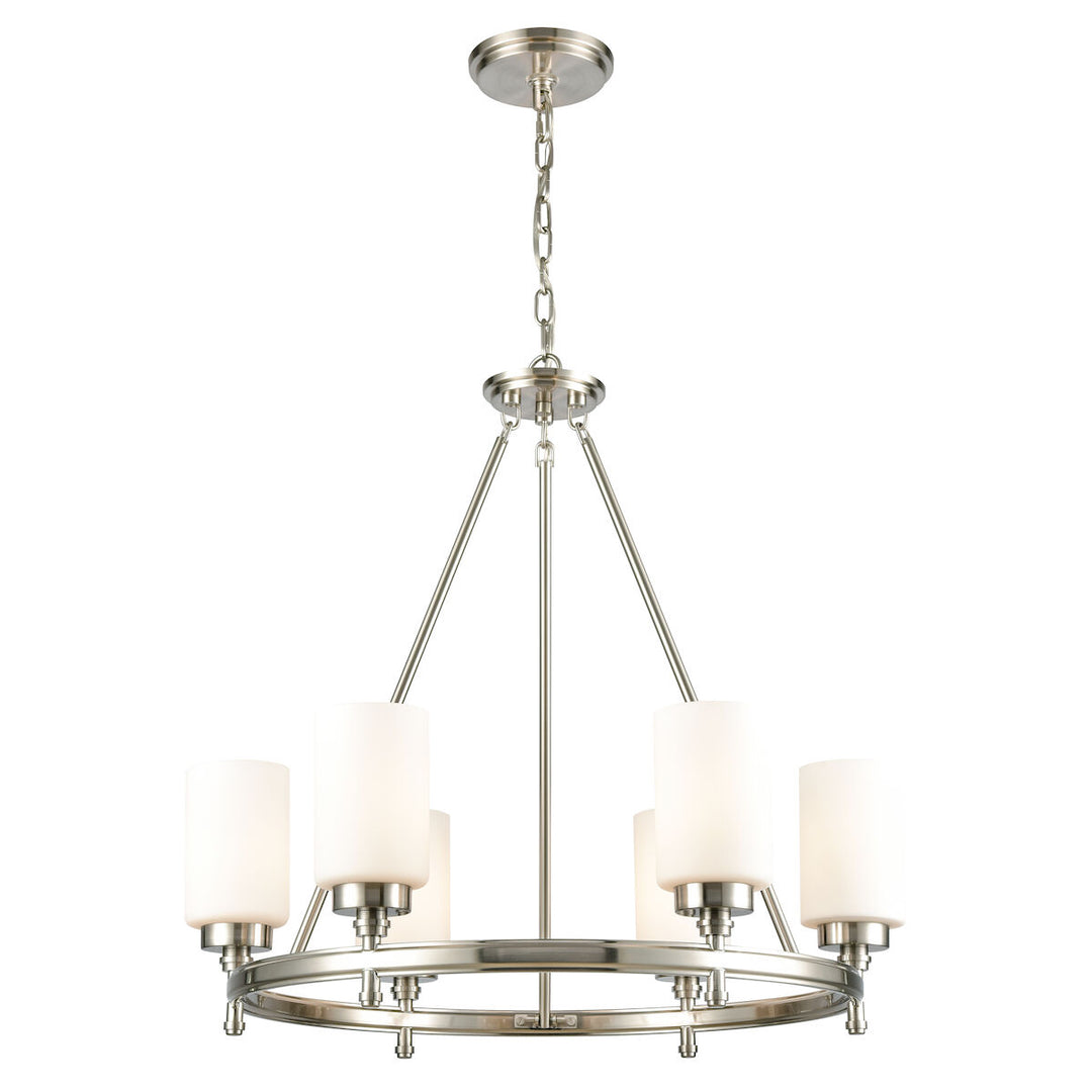 Elk Dawson 11667/6 Chandelier Light - Satin Nickel