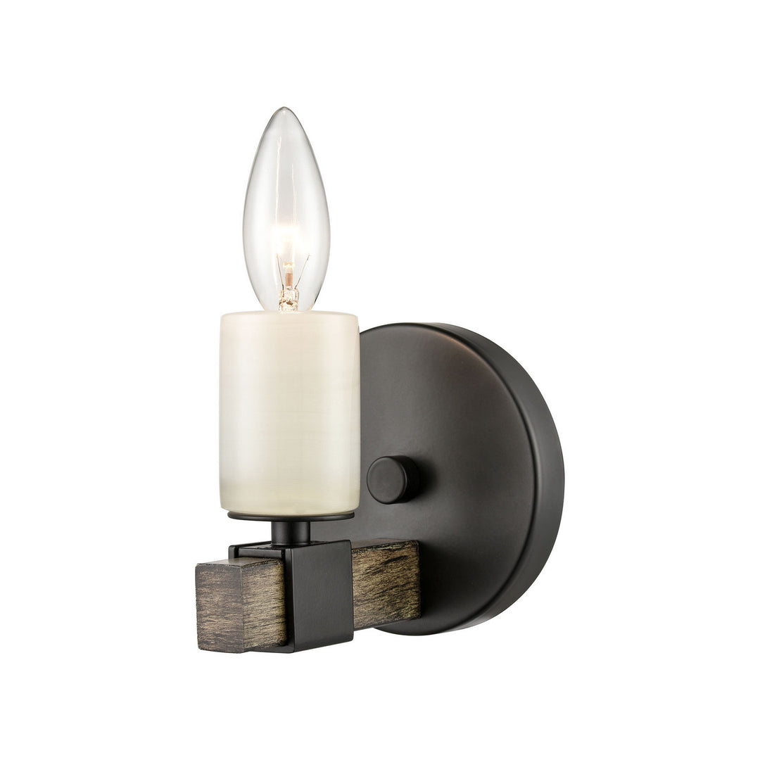Elk Stone Manor 15460/1 Wall Sconce Light - Matte Black