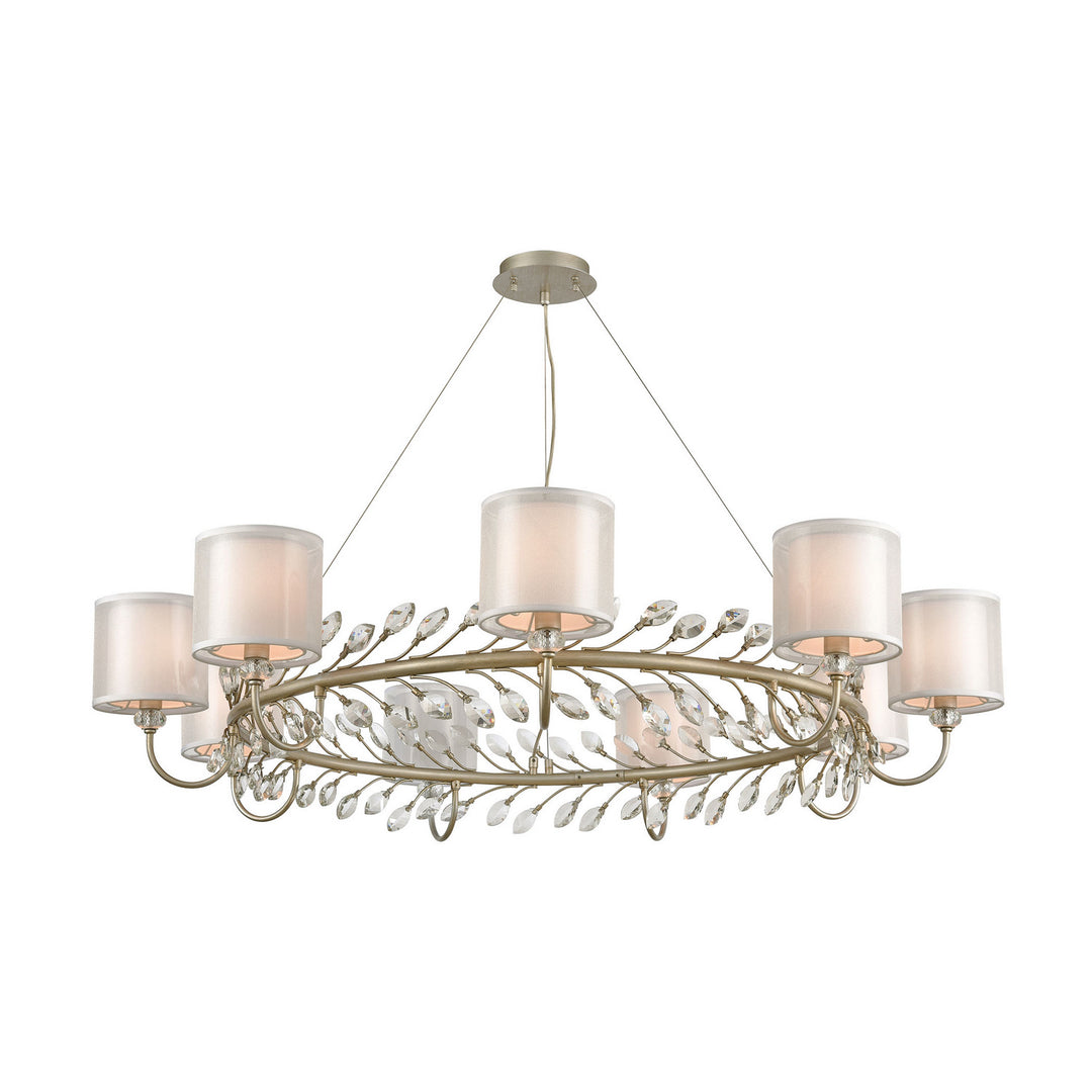 Elk Asbury 16286/9 Chandelier Light - Aged Silver