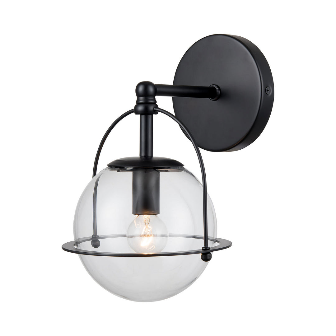 Elk Langford 18430/1 Wall Sconce Light - Matte Black