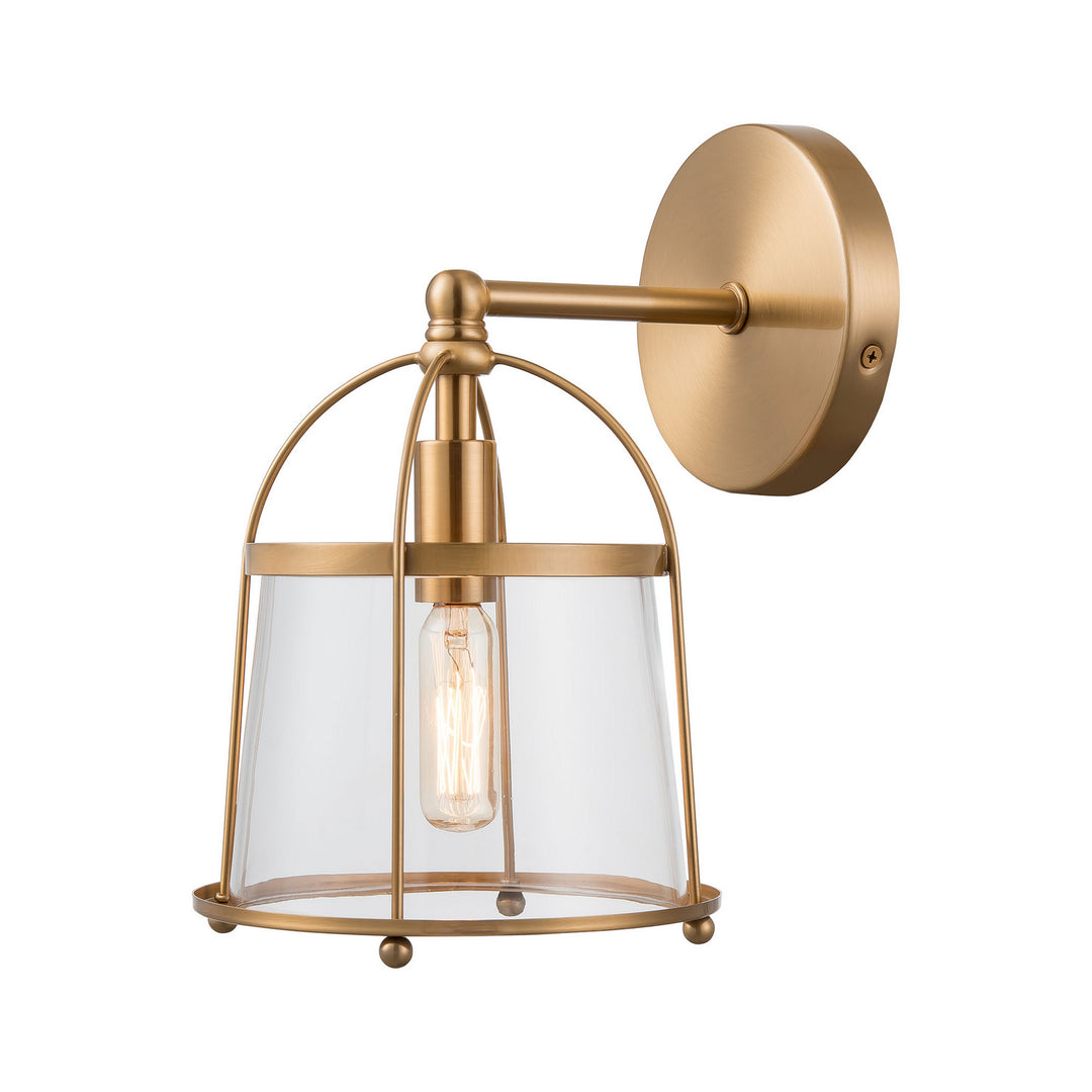 Elk Merrick 18450/1 Wall Sconce Light - Satin Brass