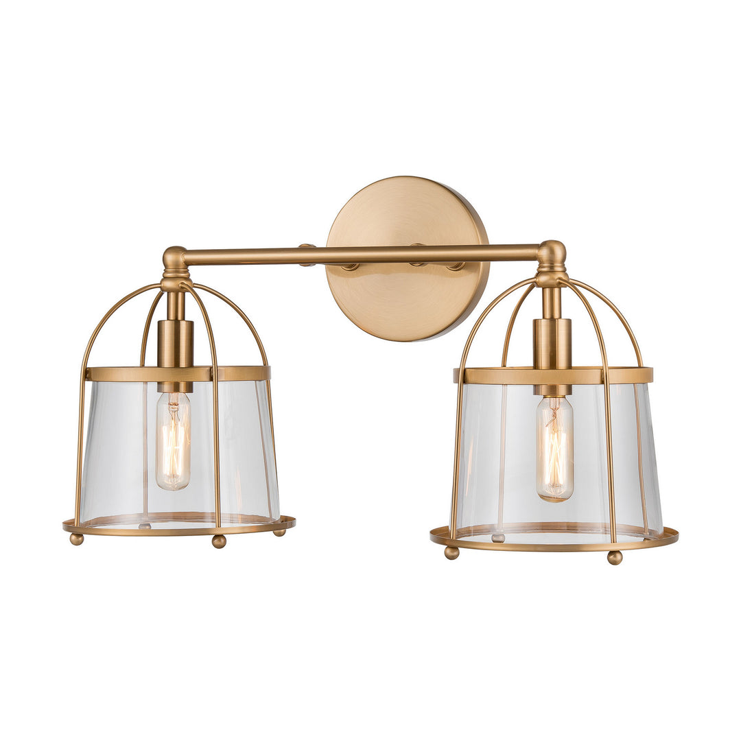 Elk Merrick 18451/2 Bath Vanity Light 17 in. wide - Satin Brass