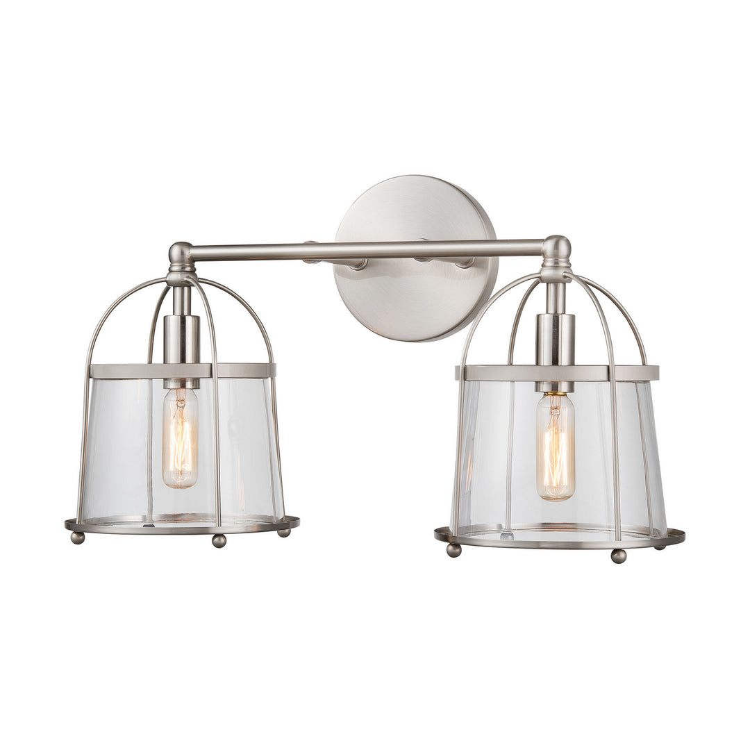 Elk Merrick 18461/2 Bath Vanity Light 17 in. wide - Satin Nickel